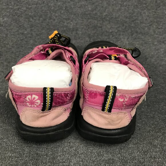 KEEN Newport H2 Kids 3 Pink Floral Waterproof Closed Toe Walking Hiking Sandals - Picture 5 of 8